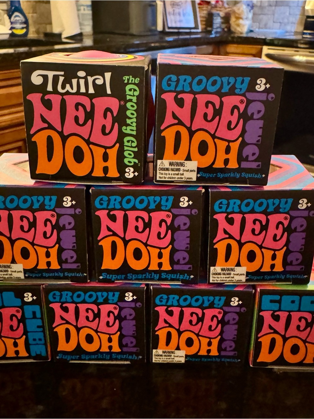 2 FOR $25 (2 different random minis)
Mini Needohs- Twirl, Cube & Jewels
